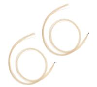 DECOMELODY 2 Sets Horsehair for Violin and Cello Bow, Ergonomic Comfort and Optimal Humidity Adaptation, Suitable for Performance Scenes and Repair, Natural String Musical Instrument Bow