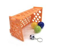 DECOMELODY 2 Sets Mini Parrot Football Field Training for Bird Intelligence Development Durable Pet Soccer Playground for Parakeets and Similar Sized Birds Random Color Random Color