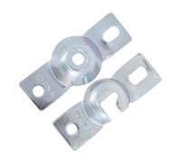 DECOMELODY 2 Sets Roller Blind Mount Brackets Heavy Duty Curtain Track Installation Braces for Home Window Shades and Drapes Easy to Install Household Curtain Accessories