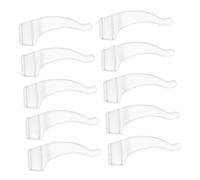 DECOMELODY 20 Pairs Non-slip Ear Hook Glasses Eyeglass Grips Small Anti Transparent Clear Pads