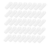 DECOMELODY 20 Pairs Silicone Push-in Nose Pads for Glasses Non-slip Soft Cushions Clear Eyeglass Nose Bridge Support for Daily Comfort Work Study Exercise