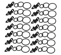 DECOMELODY 20 Sets Fishing Rod Hook Holders with Sponge Pads Elastic Lure Keepers for Sea Fishing for Secure Bait Storage and Hook Management