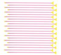 DECOMELODY 20pcs Archery Suction Cup Arrows with Soft Tips 42cm Pink Plastic Replacement Arrows for Indoor Outdoor Target Practice