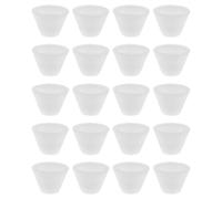 DECOMELODY 20pcs Nail Drill Dust Protector Caps Silicone Dustproof Covers for Manicure Bits Reusable Nail Drill Bit Dust Guards for Household and Beauty Salon Use