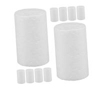 DECOMELODY 20pcs Polystyrene Foam Cylinders Lightweight Modeling Foam Blanks for DIY Christmas Decor and Home Craft Projects Easy to Cut and Shape for Artistic Expression