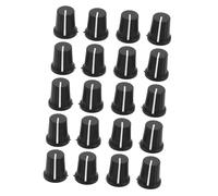 DECOMELODY 20pcs Potentiometer Knobs Plum Handle Rotary Caps for Audio Mixer Volume Control and Speed Adjustment Compatible with Dj Equipment