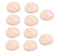 DECOMELODY 20pcs Puff Makeup Pads Hook Handle for Loose Powder Pad Face Cosmetics Puff for Girls