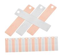 DECOMELODY 20pcs Pure Zinc Anode Sheet Strips for Electroplating Experiment Jewelry Plating Metal Anode Set