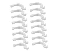 DECOMELODY 20pcs Rabbit Cage Fixed Side Buckles Clips Connectors for Hamster Enclosure Wire Cage Clips Small Pet Latches