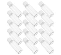 DECOMELODY 20pcs Refillable Cosmetic Pump Bottles for Travel Transparent Plastic Lotion Dispensers with Controlled Precision for Serum Facial Care Body Wash