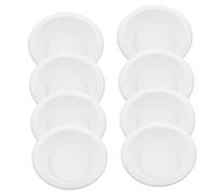 DECOMELODY 20Pcs Replacement Paper Pet Bowls Capacity Food Containers Lightweight Smooth Surface Convenient for Cats Kittens Puppies Outdoor Use