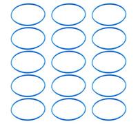 DECOMELODY 20pcs Shock Mount Rubber Bands for Beta58a 87a Microphone, Elastic Mic Holder Replacement Rings, Shock-absorbing Rubber Mounts for Studio and Live Use