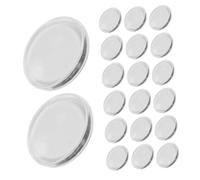 DECOMELODY 20pcs Silicone Eyelash Pads Oversized for Lash Extensions Reusable Adhesive Holder Compatible with Various Eye Shapes Professional Makeup Tool