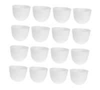 DECOMELODY 20pcs Thickened Poultry Feeding Cups with Rounded Bottom for Pigeon Cage Water Feeder and Food Bowl for Bird Cages Suitable for Pigeons Parrots and Other Birds