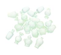 DECOMELODY 20pcs Tiny Miniature Porcelain Flower Bottles for Dollhouse Decor Micro Landscape Diy Accessories Miniature Scene Props