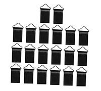 DECOMELODY 20pcs Trampoline Triangle Rings Buckle Fasten Straps for Jumping Bed Mesh Safety Wind Resistant Trampoline Accessories for Outdoor Fun and Secure Bounce