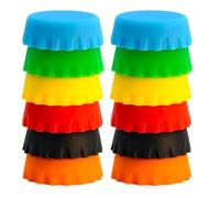 DECOMELODY 24PCS Silicone Reptile Feeding Bowls Set, Shallow Wide-Edge Pet Food and Water Dishes for Leopard Geckos, Lizards, Tortoises, Bearded Dragons - Colorful Bowls for Terrarium