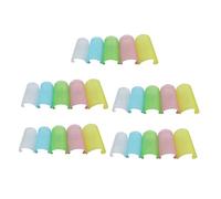 DECOMELODY 25 Pcs Plastic Flute Protectors with Protective Films for Chinese Bamboo Flute Anti-drop and Collision Resistant Covers Lightweight and Easy to Install Suitable for C Random Color