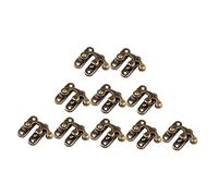 DECOMELODY 25pcs Antique Right Latch Hook for Wood Boxes Jewelry Gift Doll Houses Lightweight Skid Easy Install Clasps with Vintage Retro Design