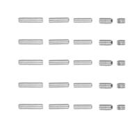 DECOMELODY 25pcs Metal Electric Bass Guitar Bridge Screws for Bridge Lower String Bars Silver Hexagon Screws with Thread Diameter 3mm and Pitch 0.5mm Replacement Steady Vibrato System