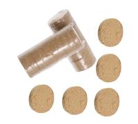 DECOMELODY 25Pcs Natural Moxa Cake Household Multi-Function Mild Moxibustion Accessory with Fragrant Wormwood Portable Round Shape for Health Maintenance and Personal Use