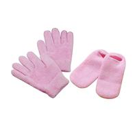 DECOMELODY 2pairs Moisturizing Gel Gloves and Socks Essential Oils for Softening Dry Cracked Hands and Feet for and Home Care