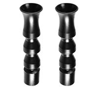 DECOMELODY 2PCS 20mm Fish Tank Water Outlet Duckbill Nozzle, Plastic Aquarium Return Pipe Fitting Adjustable Outflow Spray Head for Freshwater and Reef Tanks