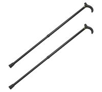 DECOMELODY 2PCS Adjustable Aluminum Alloy Retractable Walking Canes for Seniors, Height Adjustable Anti-Slip Lightweight Walking Sticks for Elderly Men and Women, Suitable for Hiking and