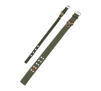 DECOMELODY 2Pcs Adjustable Canvas Cattle Collars for Livestock Safety Wear Resistant Sheep Collars with Rotating Ring to Prevent Rope Winding Comfortable and Lightweight for Farm Animals