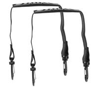 DECOMELODY 2Pcs Adjustable Roller Skate Leashes and Ice Skating Shoes Straps with Handle, Portable Outdoor Ski Boots Carrier for Winter Sports and Travel