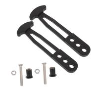 DECOMELODY 2pcs Boat Ladder Rubber Retaining Straps with Adjustable Holes Flexible Telescoping Yacht Safety Bands for Secure Use Lightweight Rubber Latch Belts Compatible with Boats and Ships