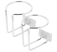 DECOMELODY 2pcs Boat Ring Cup Holder for Truck Rv Car Trailer Iron Drink Holder with Capacity Sturdy Space Saving Design for Water Bottles Mugs Cans Juice Wine Beer