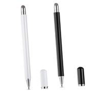 DECOMELODY 2pcs Capacitive Stylus Pen for Touch Screens with High Sensitivity and Control, Stainless Steel and Brass Material, Compatible with Tablets and Cell Phones for Paint and Work