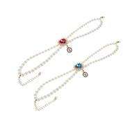 DECOMELODY 2pcs Cat Wedding Collar Adjustable Lightweight Jewelry for Small Pets Chic Costume Accessory for Parties and Special Occasions