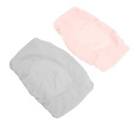 DECOMELODY 2pcs Changing Pad Covers Cotton Muslin Removable Washable Diaper Changing Mat Sheets for Nursery Table in Light Pink Grey