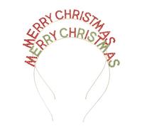 DECOMELODY 2pcs Christmas Hairbands for Adults and Boys and Girls Creative Alphabet Merry Christmas Festival Headdress Props Alphabet Hairbands for Party Hair Hoops