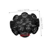 DECOMELODY 2pcs Crawfish Trap with PP Mesh Portable Eel and Shrimp Catching Net for Fishing Sturdy Underwater Fish Loach Cage Suitable for Turtle Shellfish and Lobster Trapping