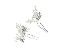 DECOMELODY 2pcs Crystal Hair Forks Elegant Chinese Style Hair Clips with Vintage Rhinestone Design for Updos and Special Occasions Durable and Comfortable for Women
