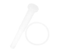 DECOMELODY 2pcs Crystal Singing Bowl Mallet with Rubber Coating Acrylic Percussion Striker for Meditative Sound Baths Lightweight Resonant Rod for Yoga Practice and Relaxation