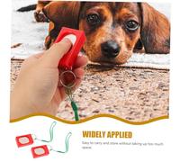 DECOMELODY 2pcs Dog Training Clickers for All Breeds Quick Behavior Correction Compact Pet Clicker for Puppies and Cats Easy to Use Potty and Obedience Training Tools