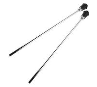 DECOMELODY 2pcs Drum Leg Bass Drum Feet Adjustable Metal Clamps for Percussion Instrument Parts Snare Stand Support