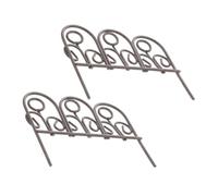 DECOMELODY 2Pcs Durable Micro Landscape Fencing for Fairy Garden Dollhouse Decor and Creative Crafting for Indoor and Outdoor Use