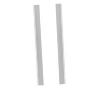 DECOMELODY 2pcs Dustpan Rubber Lip Replacement Strips Soft Edge Durable Elastic Refill for Home Office Cleaning Protects Floors from Scratches Easy Install Dustpan Edge Repair