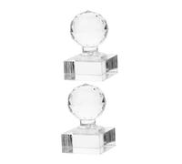 DECOMELODY 2pcs Eyeshadow Platen Tool Makeup Stamper for Precise Pressing Round Powder Cakes Blusher Highlighter Pressing Stamp Durable Makeup Tool for Even Smooth Finish