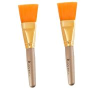 DECOMELODY 2pcs Face Mask Applicator Soft Bristle Brush for Facial Mask Mud Application in Home Spa
