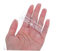 DECOMELODY 2pcs Fire Alarm Manual Switch Glass Cover Clear Replacement for Emergency Call Point Heat-resistant Fire Safety Switch Protector