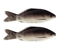 DECOMELODY 2Pcs Fish Shape Simulation Pillows for Pets Soft Cozy Decorative for Cats Home Decor for Birthdays Special Occasions