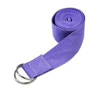 DECOMELODY 2pcs Fitness Yoga Stretch Bands Dark Purple Elastic Exercise Strap for Flexibility and Body Shaping Lightweight Polyester Cotton Stretching Bands for Warm Ups and Daily Workouts