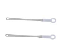 DECOMELODY 2pcs Foot Shower Scrubber Soft Bristle Toe Gap Cleaning Brush with Long Handle for Deep Dead Skin Removal and Comfortable Grip Multi-Functional Foot Cleaner for Narrow Spaces