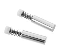 DECOMELODY 2pcs Freezer Damper Repair Parts with Spring Hinge Energy Saving Refrigerator Door Closers Easy Installation for Multiple Models Smooth Soft Closing Mechanism